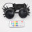 Gafas LED Pixel Pro con lentes caleidoscópicas, más de 350 modos, luces intensas, EDM, DJ, fiesta, disfraz, gafas de sol, Halloween