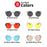 VIVIBEE Lunettes de soleil Steampunk Homme Rondes Lentilles Rouges Lunettes de soleil Punk Noir Métal Style Gothique 2026 Nouveaux Produits Femme Protection UV400