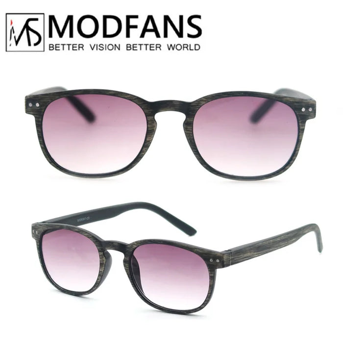 Reading Glasses for Men & Women, Wood-Looked Frame Readers Outdoor Sun Glasses Reading -  Lightweight Spring Hinge Eyegalsses