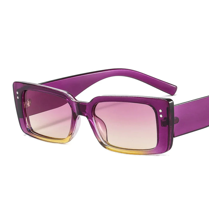 Small Rectangle Sunglasses Women Vintage Brand Designer Men Square Sun Glasses Shades Female UV400 Oculos Eyewear