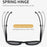 VIVIBEE Women Square Folding Sunglasses 2026 Trending Product Black UV400 Spring Hinge Eyewear Men Retro Mirror Red Sun Glasses
