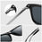 VIVIBEE Luxury Square Polarized Sunglasses Men Driving Blue Mirror Lens Classic Unisex Sun Glasses 2026 Trends Women Shades