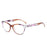 New Reading Glasses Women Flower Leg Cat Eye Frame Presbyopic Glasses PC Red  Fast Sight Eyewear Fast Shipping