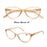 Gafas de lectura para mujer, diseño ojo de gato, ligeras, irrompibles, presbicia, con bisagra de resorte