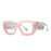 Montures de lunettes de femme bloquant la lumière bleue verres optiques verts transparents monture tendance lunettes de vue d'ordinateur