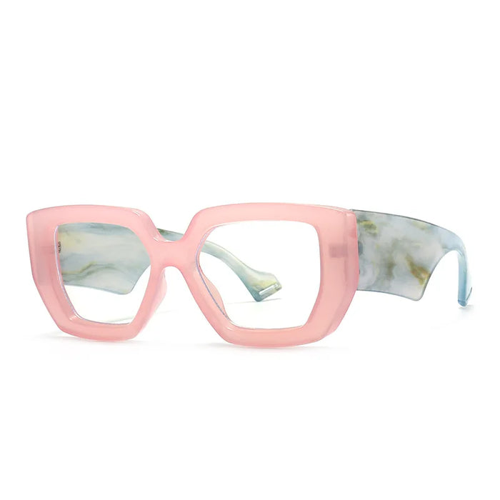 Montures de lunettes de femme bloquant la lumière bleue verres optiques verts transparents monture tendance lunettes de vue d'ordinateur