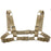 Women Men Sexy Punk Chest Harness Adjustable Caged Metal Body Chain PU Leather Choker Statement Necklace Party Clubwear