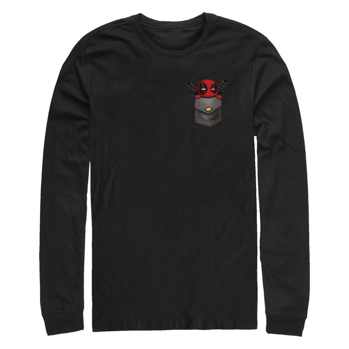 Men's Marvel Deadpool Cutie Pie Long Sleeve T-Shirt