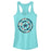 Junior's Marvel Captain Floral Tank Top