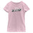 Girl's Marvel Black and White T-Shirt