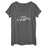 Women's Marvel Black and White Scoop Neck T-Shirt