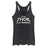 Junior's Marvel Black Logo Tank Top