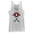 Junior's Marvel Blue Splatter Tank Top