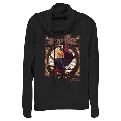 Junior's Marvel Retro Seal Cowl Neck