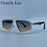Steampunk Polygon Sunglasses Men 2026 Luxury Brand Designer Metal Frame Square Double Bridge Sun Glasses Vintage Driving Shades