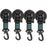 Heavy Duty Suction Cups Anchor with Hooks Outdoor Travel Camping Carabiner Organizer for Home Outdoor Camping Car Side Awning