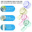 Cubiertas antipolvo para cabezales de cepillos de dientes compatibles con cabezales de repuesto Braun Oral B y protector de cabezales de cepillos de dientes eléctricos serie iO