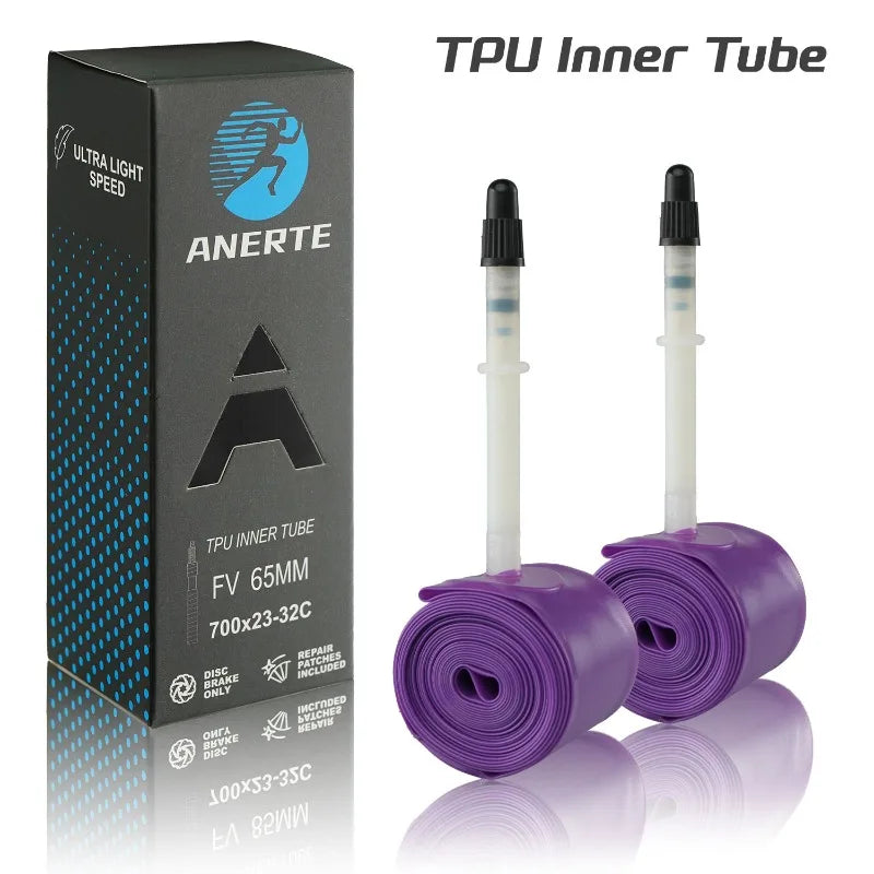 NPY Road Bicycle TPU Inner Tube 700x23C 25C 26C 27C 28C 30C 32C Cycling Bike Tires Camera Tyre 700C Pneu Aro French Valve