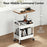 Movable and Rotatable Universal Wheels with Desktop Storage Rack - Multi-Functional Rolling Storage Cart