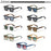 HBK New Square Retro Sunglasses Men Fashion Punk Sun Glasses Women Travel Driving Beach Eyewear Lunette De Soleil Femme UV400