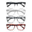 Oversized Reading Glasses Men Big Head Readers Women XL Eyeglasses Wide Square Large Read Glasses With Spring Hinge Clear Vision