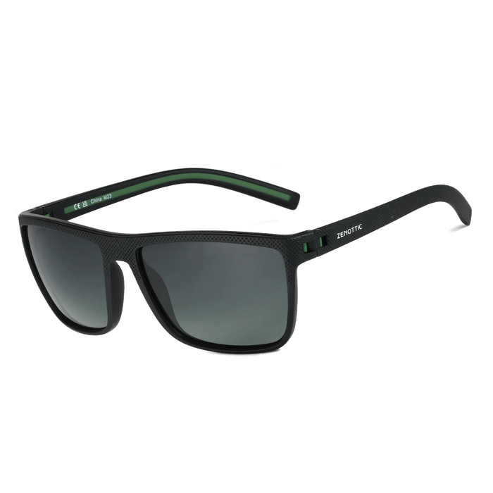ZENOTTIC Lunettes de soleil polarisées tendance pour femmes et hommes, monture légère en TR90, protection UV400, lunettes de soleil carrées