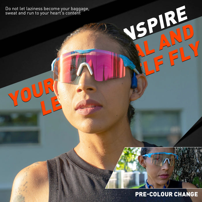 SCVCN Photochromic Sport Sunglasses Night Riding Glasses Men Women Outdoor Travel Driving Fishing Hiking Bike Cycling Eyewear