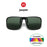 VIVIBEE Polarized Flip Up Clip On Sunglasses for Driving Dark UV400 Photochromic Anti Glare Lens Sun Glasses Car Driver