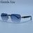 Rimless Square Men Sunglasses 2026 Luxury Polygon Photochromic Sun Glasses Male Driving Shades Punk Cut Lenses Frameless Eyewear