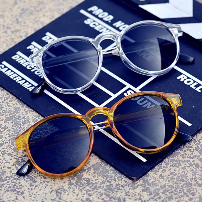 VIVIBEE Gothic Transparent Women Vintage Square Sunglasses 90s Round Sun Glasses 2026 Trending Products UV400 Men Shades