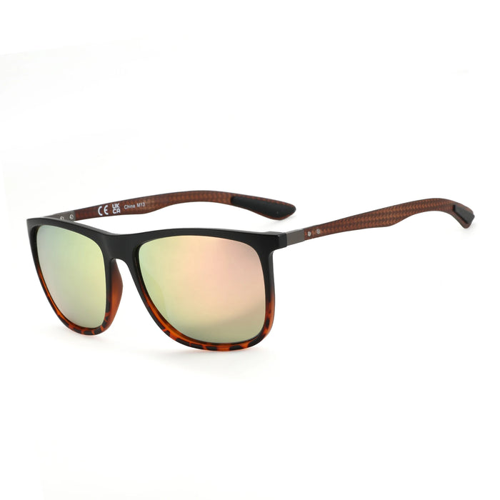 ZENOTTIC Lunettes de Soleil Carrées Polarisées pour Homme Ultralégères en Fibre de Carbone Lunettes de Soleil pour Conduite Pêche Golf Sports Protection UV400