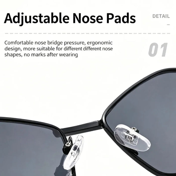 2 Pack Summer Fashion Sunglasses Set, Rhombus and Oval Frame Trendy Eyewear Accessories for Daily Wear Street Casual