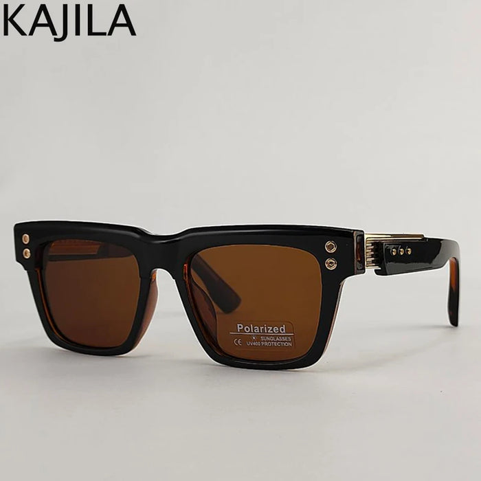 Classic Polarized Square Punk Sunglasses Men 2026 Luxury Brand Driving Change Color Sun Glasses For Male Steampunk Eyewear Shade
