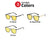 VIVIBEE Lunettes de vision nocturne jaunes en métal pour homme, verres polarisés carrés, conduite, UV400, lunettes de soleil pour femme, 2026, lunettes de pêche