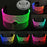 Cyberpunk LED Light Up Glasses Futuristic Luminous Unisex Eyewear Cool Glowing Glasses For Cosplay Bar Rave Club Halloween Party