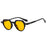 Fashion Small Irregular Square Sunglasses Women Retro Round Clear Ocean Lens Shades UV400 Men Rivets Punk Sun Glasses
