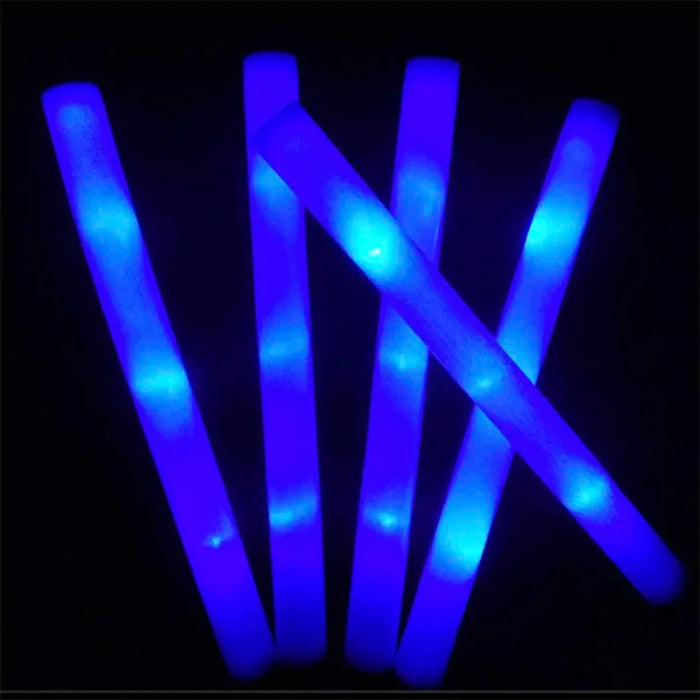 12/15/30/60 Unidades de Barras Luminosas a Granel, RGB LED Coloridas, de Espuma, Tubo de Animación, Luz Oscura para Suministros de Fiesta de Navidad, Cumpleaños o Boda