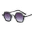 Retro Polygon Square Sunglasses Women Fashion Clear Ocean Lens Eyewear Men Trending Punk Hexagon Sun Glasses Shades UV400 Oculus