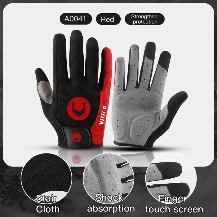 Sports Cycling Gloves Breathable Non-slip MTB Road Bike Gloves Touch Screen Men Women Outdoor Running Bicycle Gloves