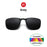 VIVIBEE Lunettes de soleil à clip unisexe pour homme polarisées, pour femme, pour la vision nocturne, la pêche, UV400, pour l l'extérieur
