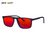 SHINU Red Glasses Blue Light Blocking Computer Glasses Orange Clear Lenses Glasses Anti Radiation Protection Eyeglasses