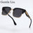 Retro Photochromic Classic Square Punk Sunglasses Men Metal Frame Driving Sun Glasses Male Vintage Luxury Brand Eyewear Shades
