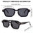 Photochromic Square Punk Sunglasses Men 2026 Luxury Brand Designer Rivet Sun Glasses Vintage Shades Male Driving Fashion Eyewear