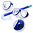 Kids Diving Goggle Mask Breathing Tube Shockproof Anti-fog Durable Underwater Swimming Glasses Band Snorkeling Accessories Set
