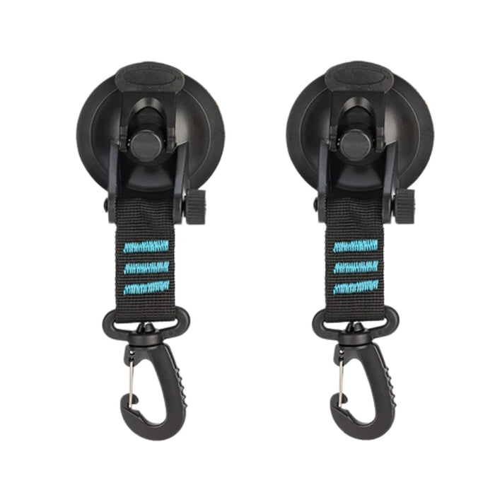 Heavy Duty Suction Cups Anchor with Hooks Outdoor Travel Camping Carabiner Organizer for Home Outdoor Camping Car Side Awning