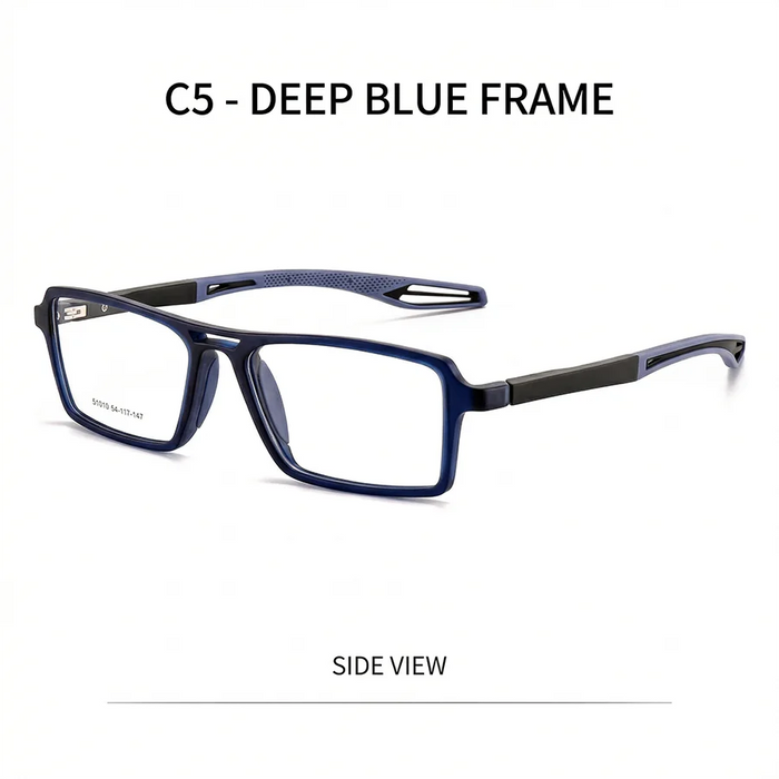 Men's Classic Full Frame Reading Glasses Clear Lens Comfortable Wear Ultra-Lightweight Frame Suitable Home Office Use Great Gift