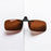 SHINU Clip On Polarized Glasses Anti Blue Light polarized sunglasses worn over glasses Yellow Lenses glasses for night driving