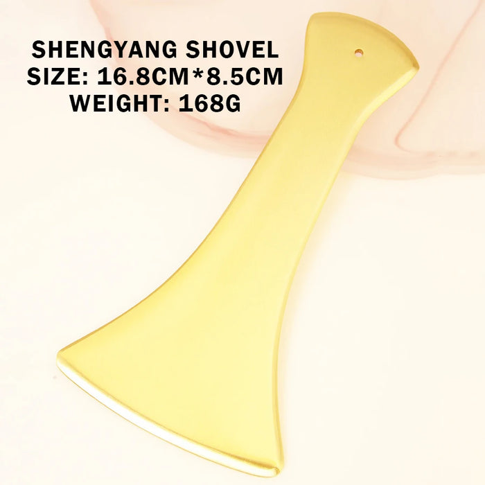 Pure Copper Scraping Board, Made of Solid Brass, Conducts Heat Quickly, Antibacterial, and Odorless