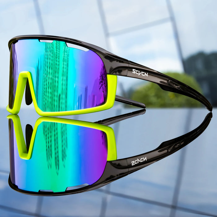 SCVCN Photochromic Cycling Glasses Hiking Drive Bicycle Sports Sunglasses Outdoor Running Sunglasses Men MTB Road Bike Glasses
