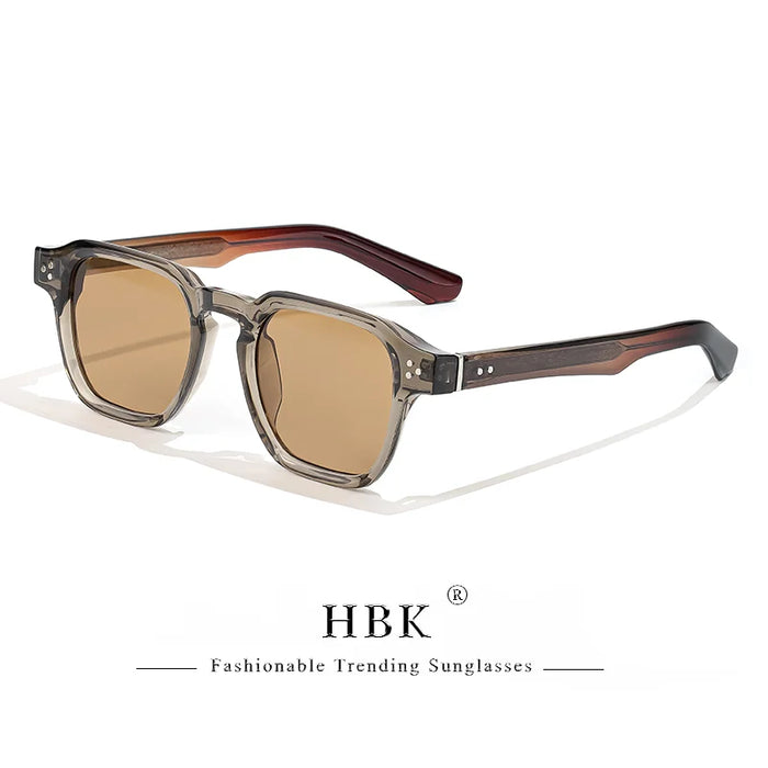 HBK Fashion Punk Sunglasses for Men Classic Square Sun Glasses Outdoor Sports Party Vacation Travel Driving Fishing Eyeglasses